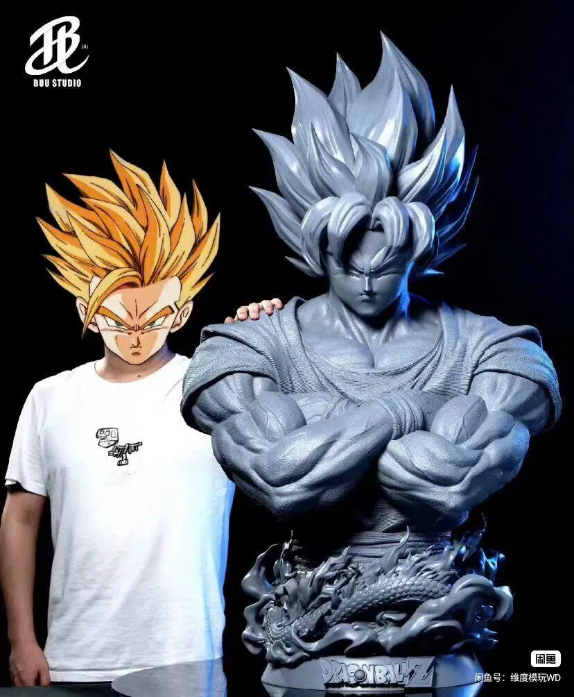 Alternative view of Goku SSJ - BUU Studio - Bust 1/1 - Dragon Ball | FeiFeiisland