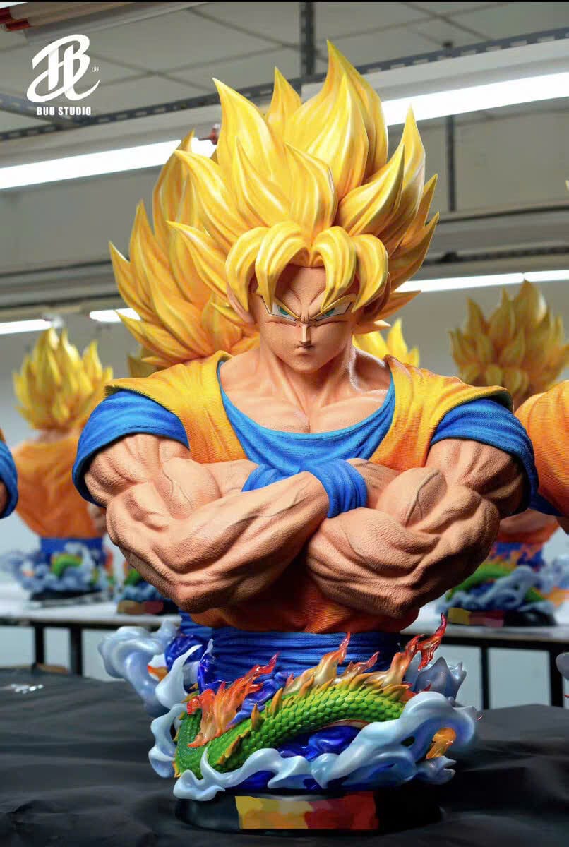 Goku SSJ - BUU Studio - Bust 1/1 - Dragon Ball | FeiFeiisland