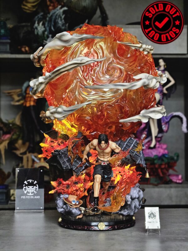 Portsgas D Ace - Art Realm Studio - Whitebeard Pirates - 1/6 - One Piece | FeiFeiisland
