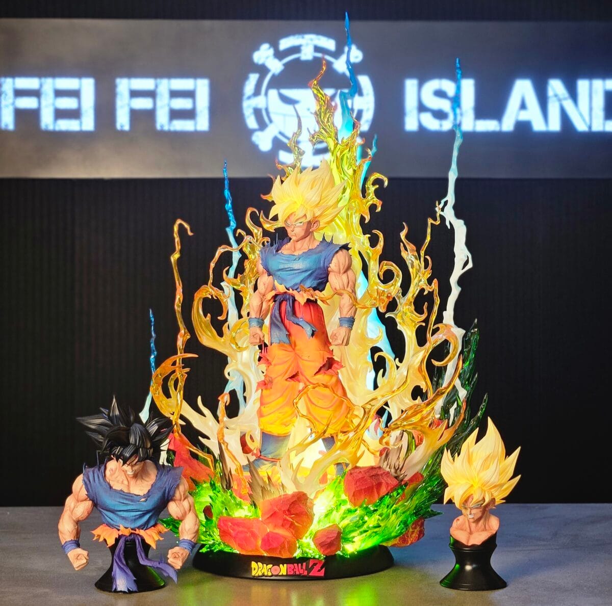 Alternative view of Goku SSJ - Whitehole Studio - 1/4 - Dragon Ball | FeiFeiisland
