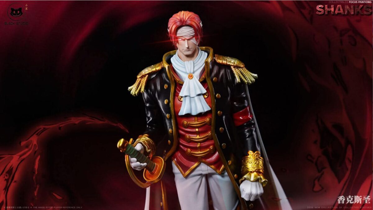 Alternative view of Shanks - Black Studio - Shanks Pirates - POP - One Piece | FeiFeiisland