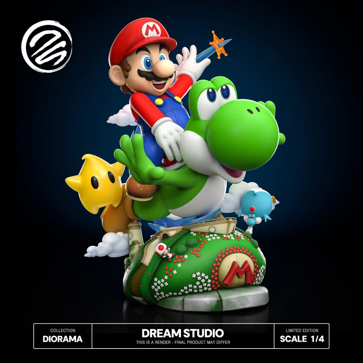 Alternative view of Mario - Dream Studio - 1/4 - Super Mario | FeiFeiisland