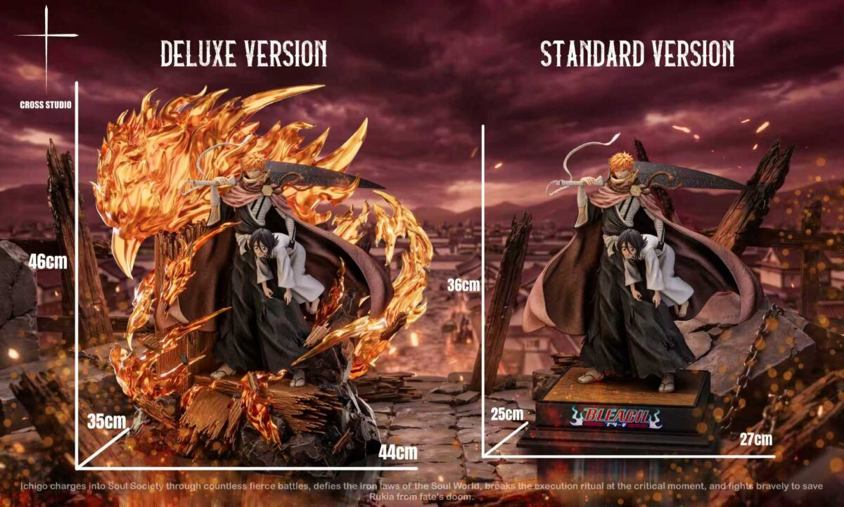 Alternative view of Kurosaki Ichigo - Cross Studio - 1/6 - Bleach | FeiFeiisland