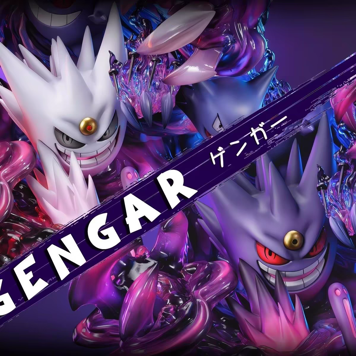 Gengar Shiny - Fantasy Studio - Pokemon | FeiFeiisland - Ảnh 4