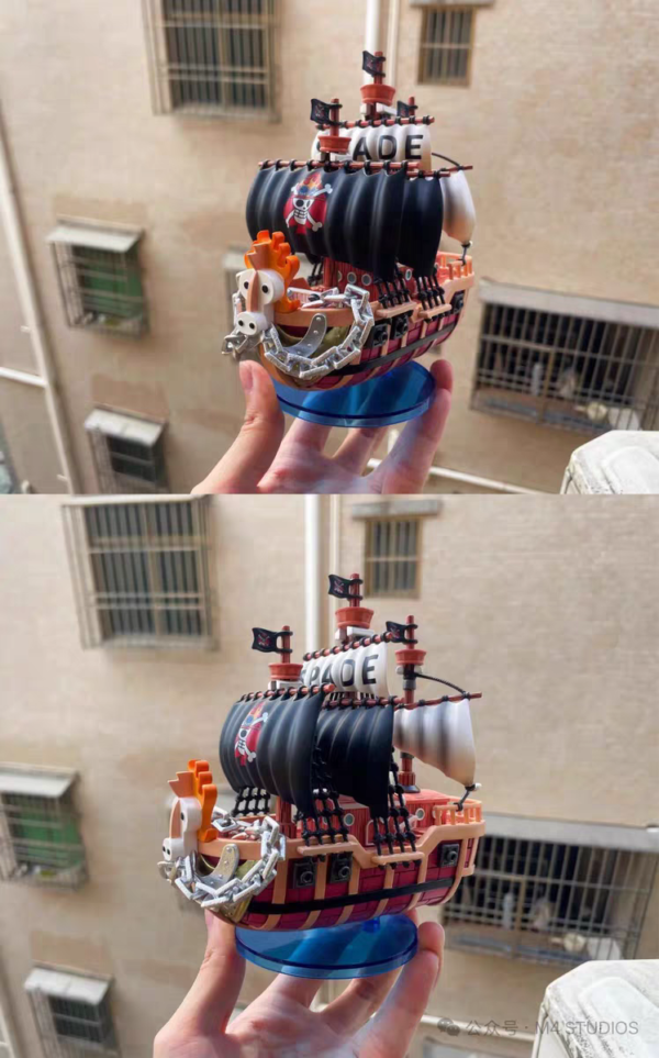 Alternative view of Spade Pirates Ship - M4 Studio - Whitebeard Pirates - WCF - One Piece | FeiFeiisland