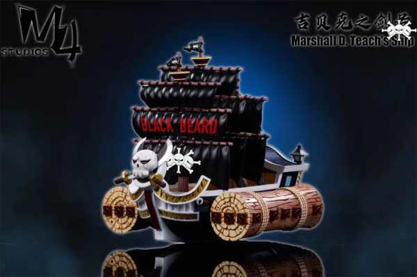 Blackbeard Ship V2 - M4 Studio - Blackbeard Pirates - WCF - One Piece | FeiFeiisland