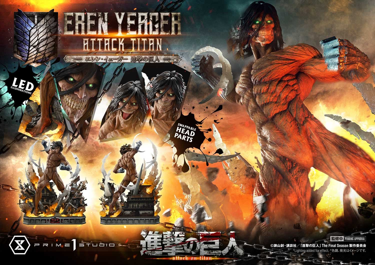 Eren Jeager - Prime 1 Studio - Attack On Titan | FeiFeiisland - Ảnh 6