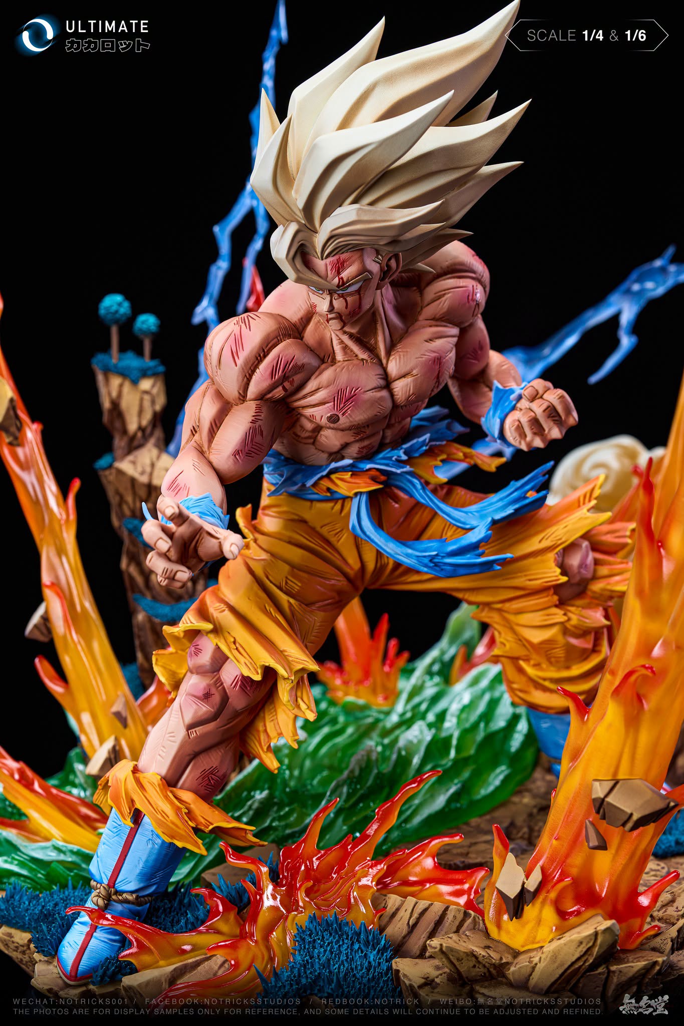 Goku SSJ - No Tricks Studio - 1/6 - 1/4 - Dragon Ball | FeiFeiisland - Ảnh 4